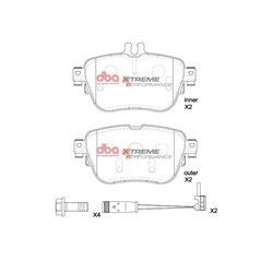 Klocki DBA XP Xtreme Performance - DB15197XP
