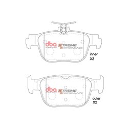 Klocki DBA XP Xtreme Performance - DB15092XP