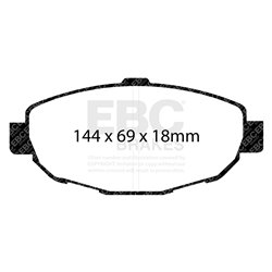 Klocki Ebc Red Stuff Ceramic - DP31007C