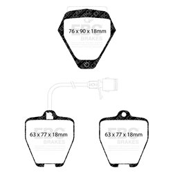 Klocki Ebc Red Stuff Ceramic - DP31012C