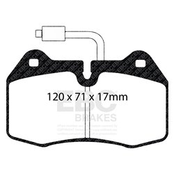 Klocki Ebc Red Stuff Ceramic - DP31032/2C