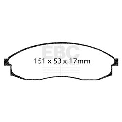Klocki Ebc Red Stuff Ceramic - DP31082C