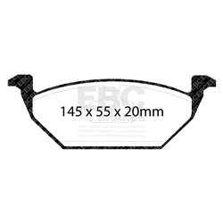 Klocki Ebc Red Stuff Ceramic - DP31117C