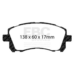 Klocki Ebc Red Stuff Ceramic - DP31134C