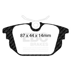 Klocki Ebc Red Stuff Ceramic - DP31214C