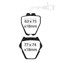 Klocki Ebc Red Stuff Ceramic - DP31328C