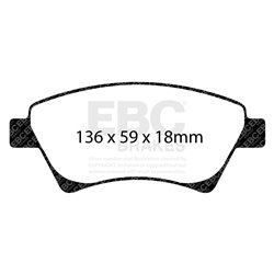 Klocki Ebc Red Stuff Ceramic - DP31468C