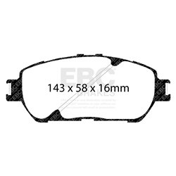 Klocki Ebc Red Stuff Ceramic - DP31674C