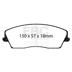 Klocki Ebc Red Stuff Ceramic - DP31723C