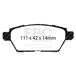 Klocki Ebc Red Stuff Ceramic - DP31766C