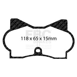 Klocki Ebc Red Stuff Ceramic - DP3180C