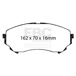 Klocki Ebc Red Stuff Ceramic - DP31828C
