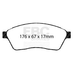 Klocki Ebc Red Stuff Ceramic - DP31859C