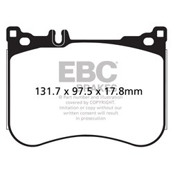 Klocki Ebc Red Stuff Ceramic - DP32178C