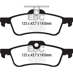 Klocki Ebc Red Stuff Ceramic - DP32181C