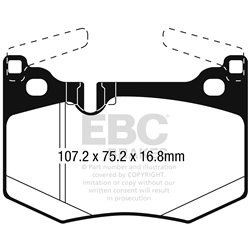 Klocki Ebc Red Stuff Ceramic - DP32261C