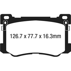 Klocki Ebc Red Stuff Ceramic - DP33048C