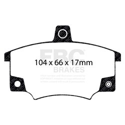 Klocki Ebc Red Stuff Ceramic - DP3420/2C