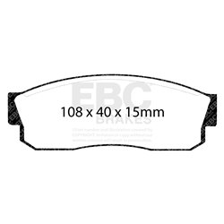 Klocki Ebc Red Stuff Ceramic - DP3452C