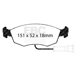 Klocki Ebc Red Stuff Ceramic - DP3605/2C