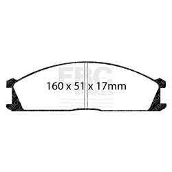 Klocki Ebc Red Stuff Ceramic - DP3691C