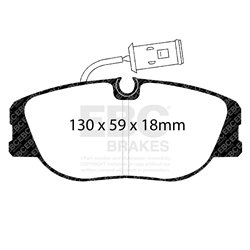 Klocki Ebc Red Stuff Ceramic - DP3733/3C