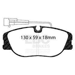 Klocki Ebc Red Stuff Ceramic - DP3733C