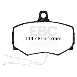 Klocki Ebc Red Stuff Ceramic - DP3756/2C