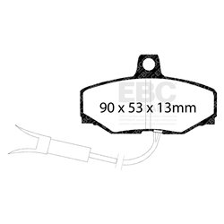 Klocki Ebc Red Stuff Ceramic - DP3757/2C