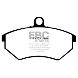 Klocki Ebc Red Stuff Ceramic - DP3841/2C