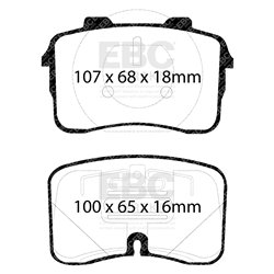 Klocki Ebc Red Stuff Ceramic - DP3883C