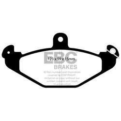 Klocki Ebc Red Stuff Ceramic - DP3885C