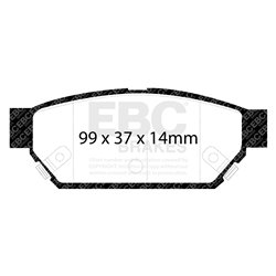 Klocki Ebc Red Stuff Ceramic - DP3986C