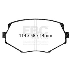 Klocki Ebc Yellow Stuff - DP41002R