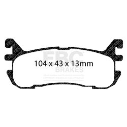 Klocki Ebc Yellow Stuff - DP41003R