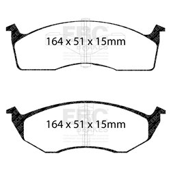 Klocki Ebc Yellow Stuff - DP41065R