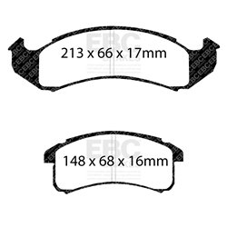 Klocki Ebc Yellow Stuff - DP41142R