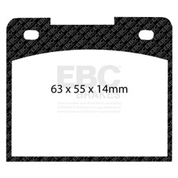 Klocki Ebc Yellow Stuff - DP4114R