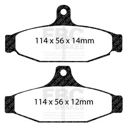 Klocki Ebc Yellow Stuff - DP41167R