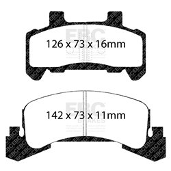 Klocki Ebc Yellow Stuff - DP41173R
