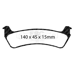 Klocki Ebc Yellow Stuff - DP41201R