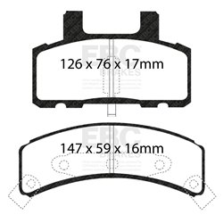 Klocki Ebc Yellow Stuff - DP41273R