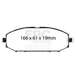 Klocki Ebc Yellow Stuff - DP41280R