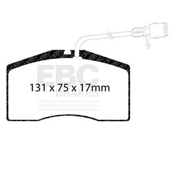 Klocki Ebc Yellow Stuff - DP41327R