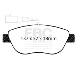 Klocki Ebc Yellow Stuff - DP41383R