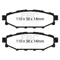 Klocki Ebc Yellow Stuff - DP41584R