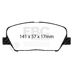 Klocki Ebc Yellow Stuff - DP41856R