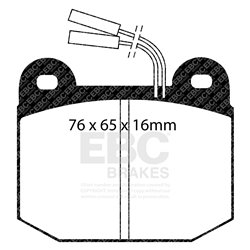 Klocki Ebc Yellow Stuff - DP4197R