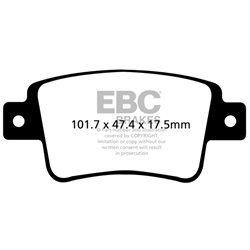 Klocki Ebc Yellow Stuff - DP42101R