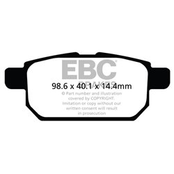 Klocki Ebc Yellow Stuff - DP42120R
